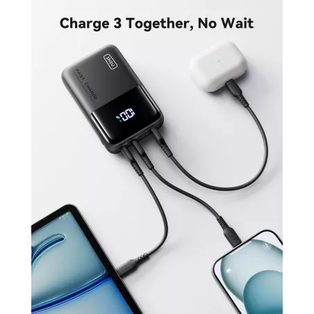 INIU 100W Power Bank — Compact 25,000mAh fast charger for iPhone, MacBook, and more on the go!